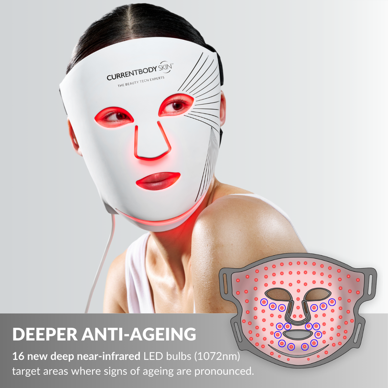 CurrentBody Skin LED Ansiktsmask med Rödljusterapi: Serie 2