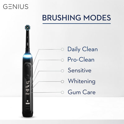 Oral-B Genius 8000 Cross Action Black Electric Toothbrush