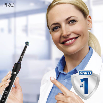 Oral-B Pro 2 2500 CrossAction Black Electric Toothbrush + Travel Case
