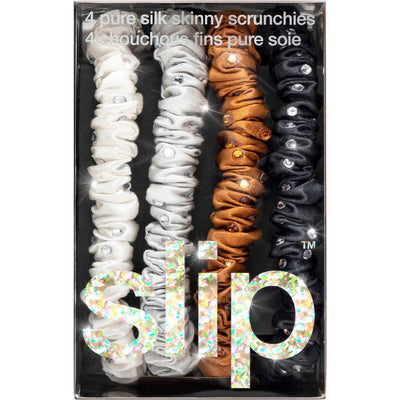 slip® Crystal Skinny Scrunchie Set - Disco Fever
