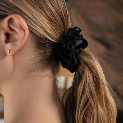 slip® Pure Silk Scrunchies - Black