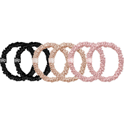 slip® Pure Silk Skinny Scrunchies - Multi