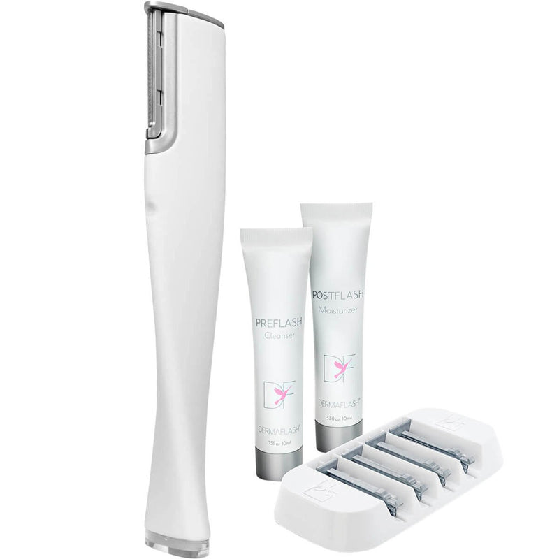 DERMAFLASH Luxe Facial Exfoliation & Peach Fuzz Removal Device