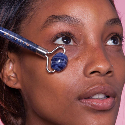 Skin Gym Blue Soladite Facial Roller
