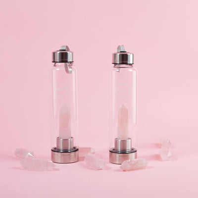 Skin Gym Rose Quartz Crystal Bottle