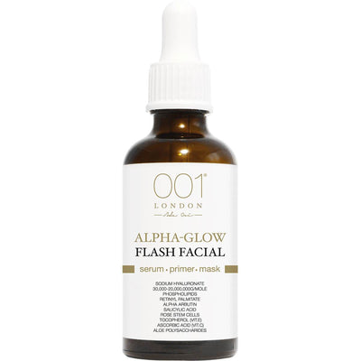 001 Skincare Alpha-Glow Flash Facial 3 in 1 Serum